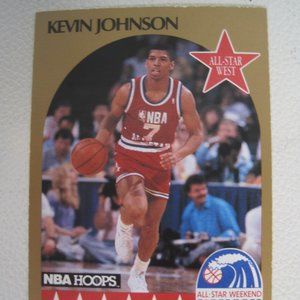 1990 NBA Hoops Basketball Card #19 - Kevin Johnson
